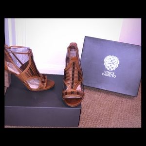 Vince Camuto brown heels